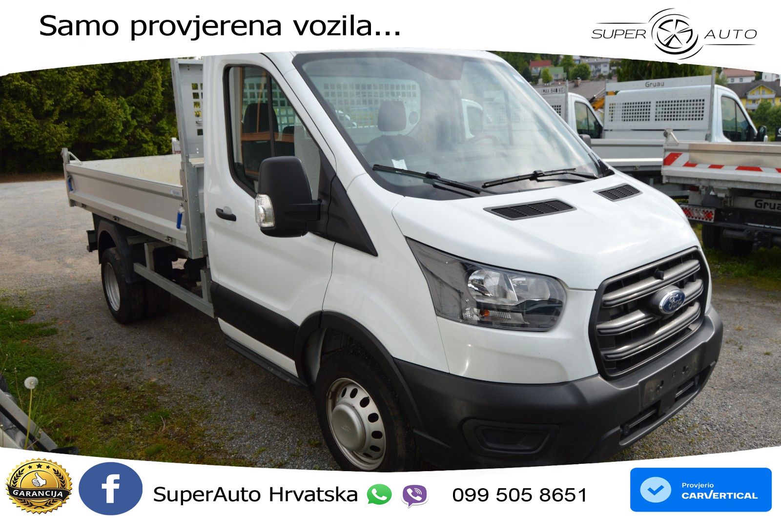 Ford Transit Pritsche 350 L2 Zwillingb. Kipper 131 KS