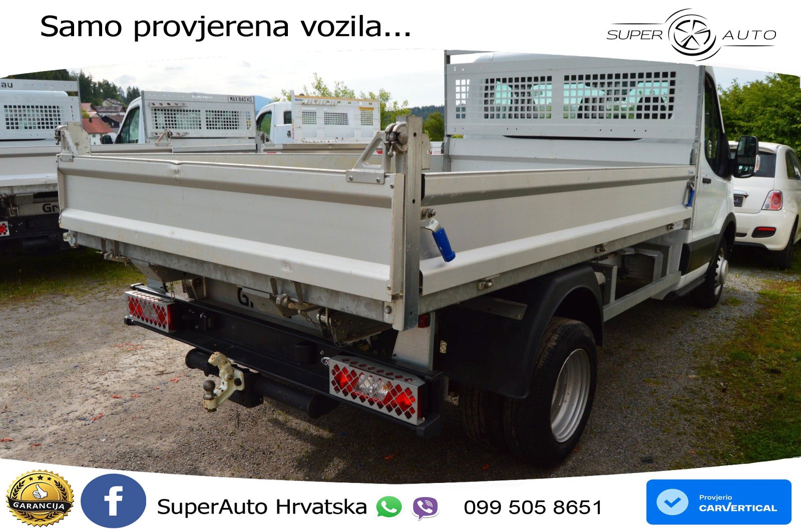Ford Transit Pritsche 350 L2 Zwillingb. Kipper 131 KS
