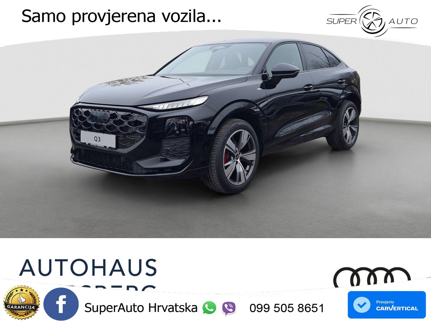 Audi Q3 III Sportback 1.5 TFSI (150 KS) S tronic LED+GR SJED+ACC