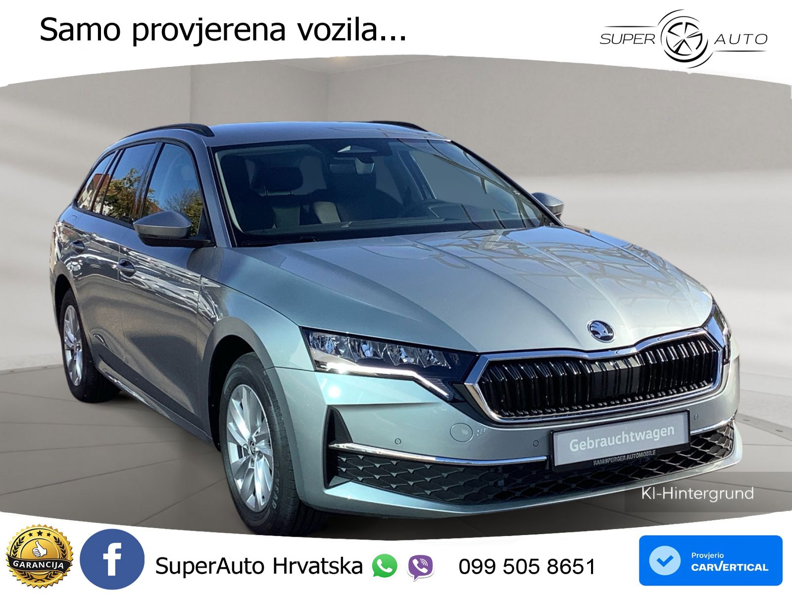 Škoda Octavia Combi 1.5 TSI (150 KS) DSG Selection LED+GR SJED+ACC