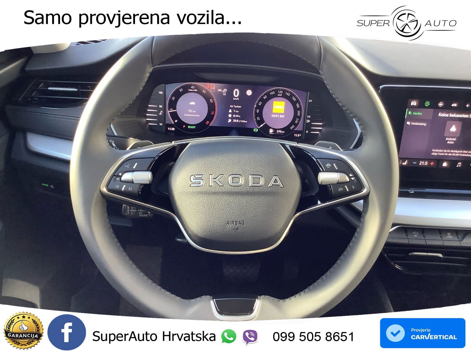Škoda Octavia Combi 1.5 TSI (150 KS) DSG Selection LED+GR SJED+ACC