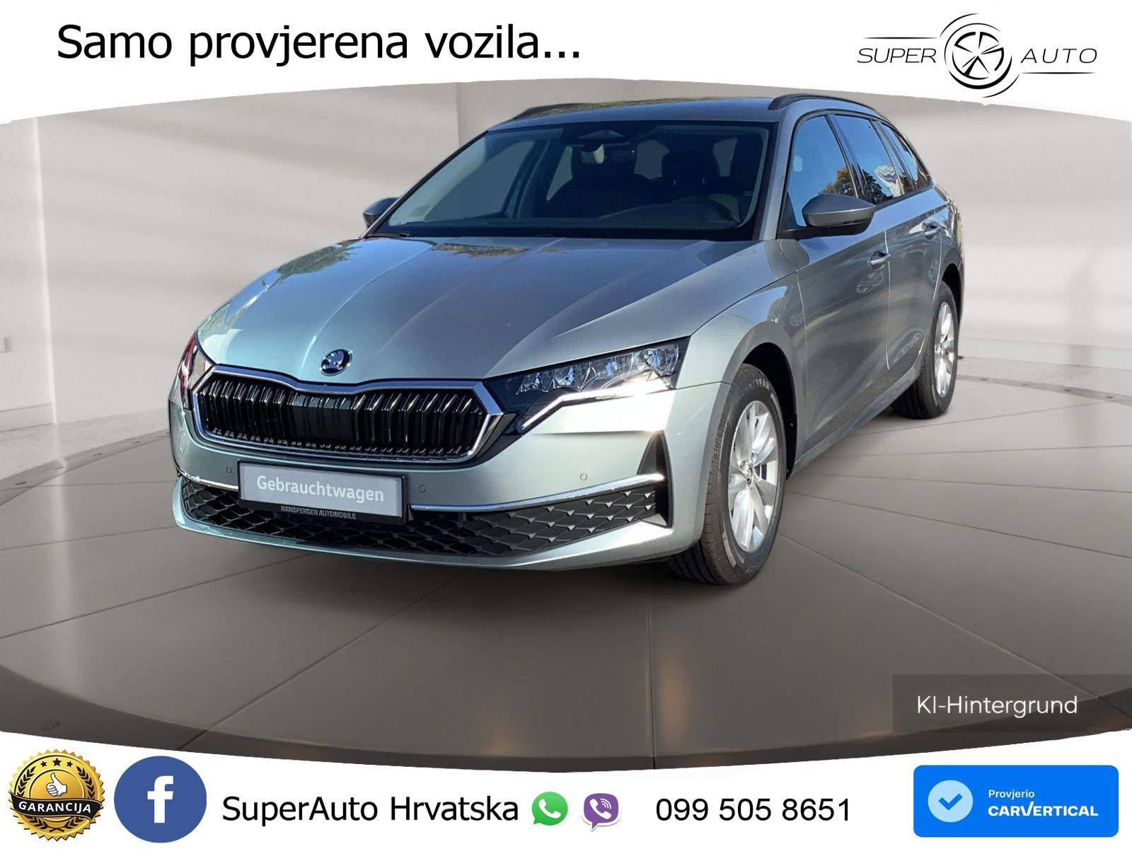 Škoda Octavia Combi 1.5 TSI (150 KS) DSG Selection LED+GR SJED+ACC