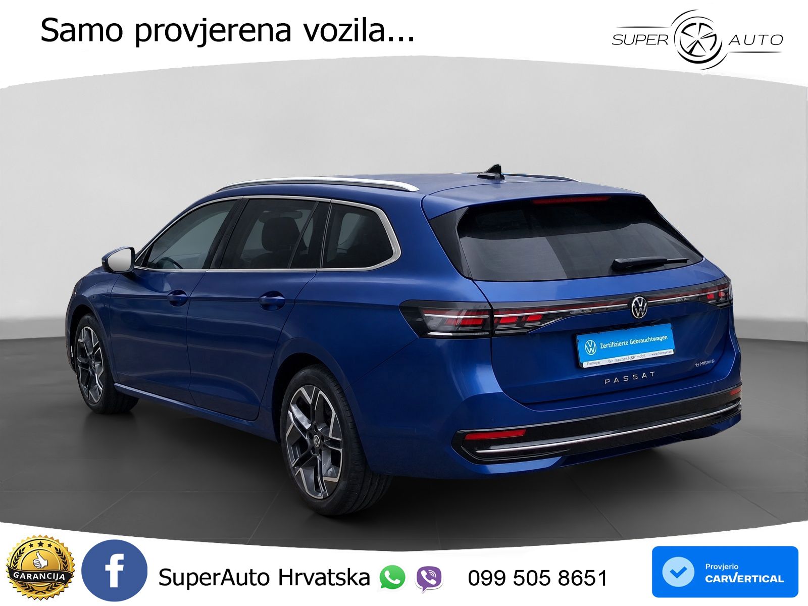 Volkswagen Passat Variant 1.5 TSI (272 KS) eHybrid DSG Elegance LED+GR SJED+ACC