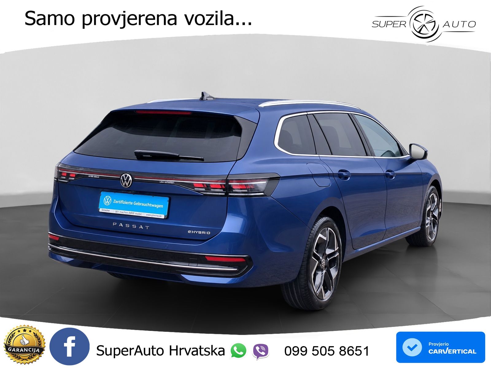 Volkswagen Passat Variant 1.5 TSI (272 KS) eHybrid DSG Elegance LED+GR SJED+ACC