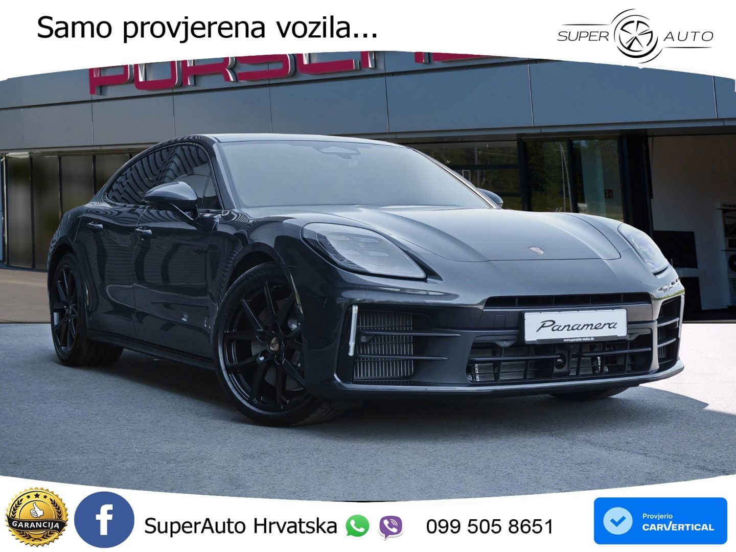 Porsche Panamera 4 2.9 V6 (470 KS) E-Hybrid PDK ZRAČNI+ACC+GR SJED+KAM+PANO