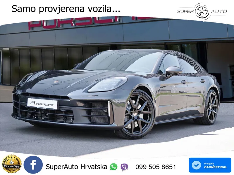Porsche Panamera 4 2.9 V6 (470 KS) E-Hybrid PDK ZRAČNI+ACC+GR SJED+KAM+PANO