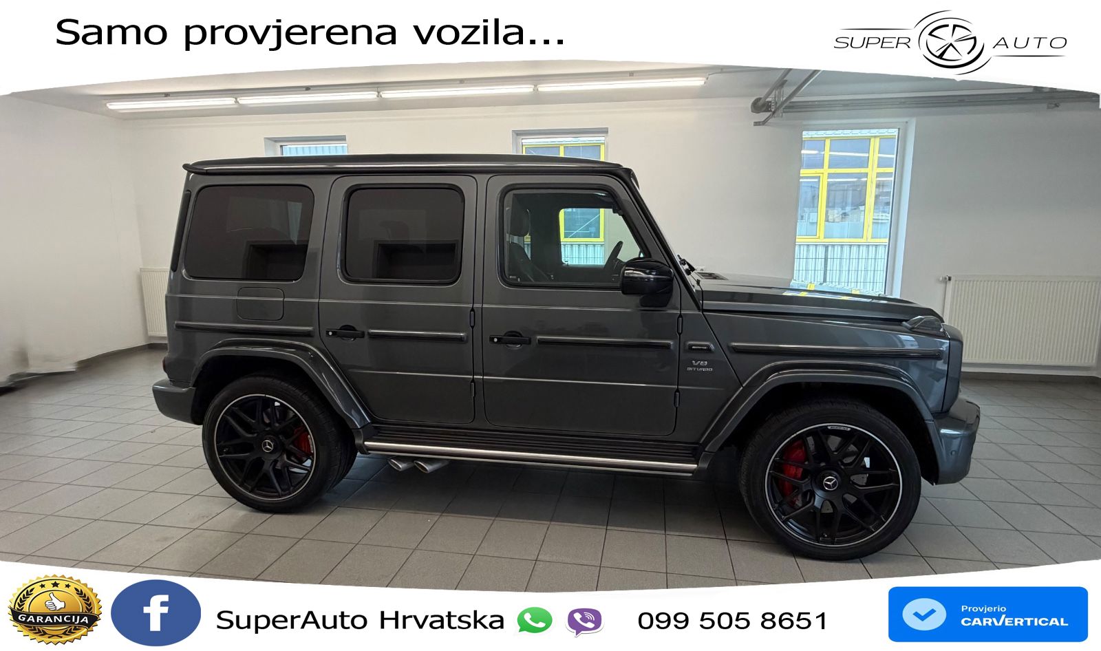 Mercedes AMG G 63 Long V8 (585 KS) 4MATIC 9G-TRONIC AMG SPEEDSHIFT TCT LED+GR SJED+ACC