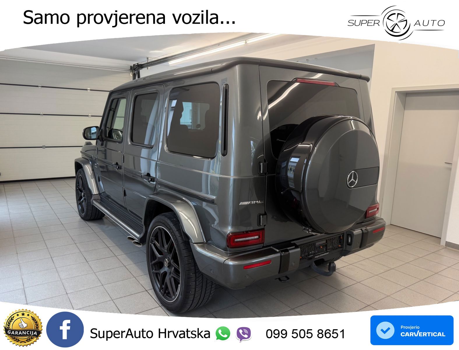 Mercedes AMG G 63 Long V8 (585 KS) 4MATIC 9G-TRONIC AMG SPEEDSHIFT TCT LED+GR SJED+ACC