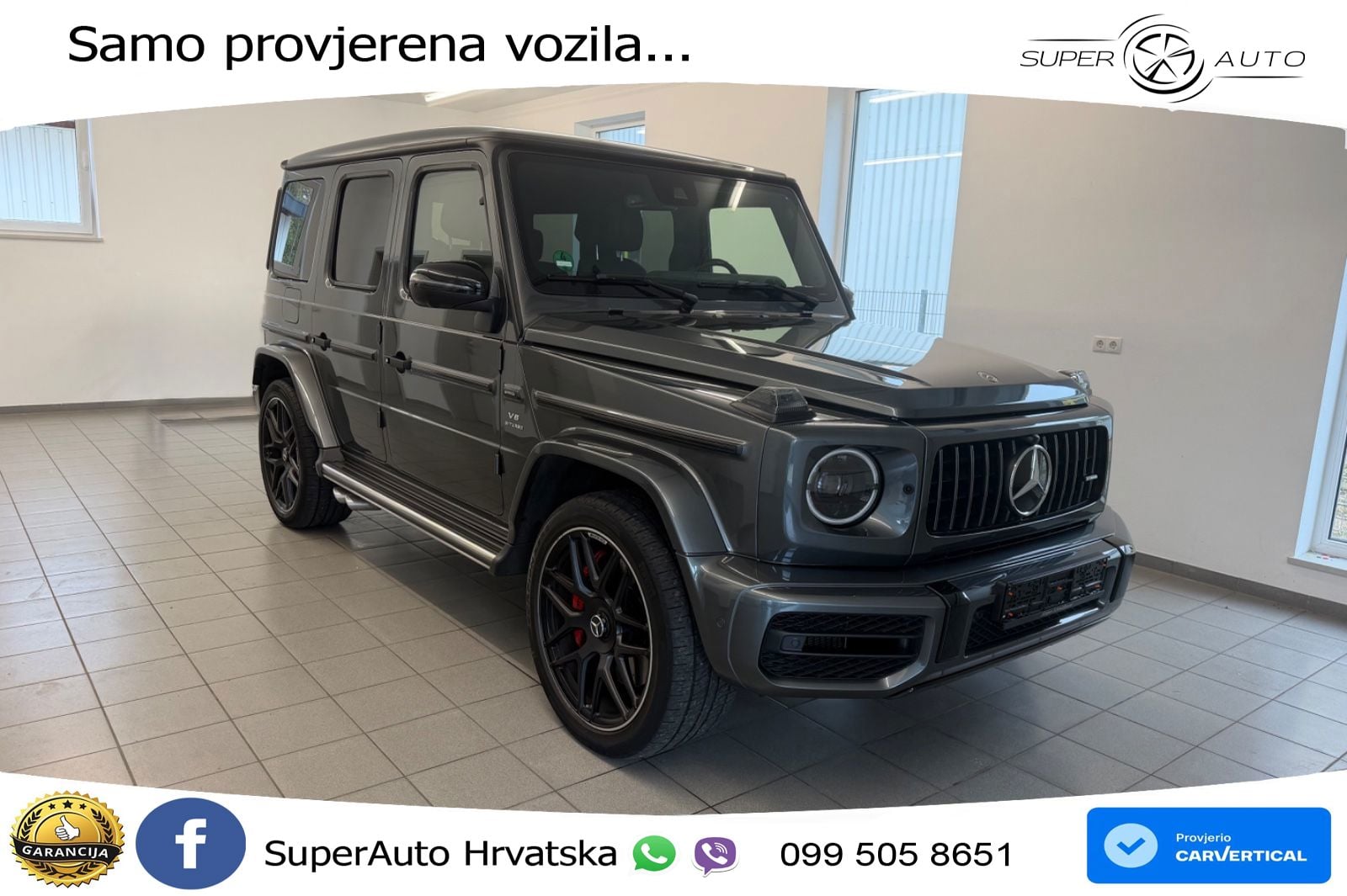 Mercedes AMG G 63 Long V8 (585 KS) 4MATIC 9G-TRONIC AMG SPEEDSHIFT TCT LED+GR SJED+ACC