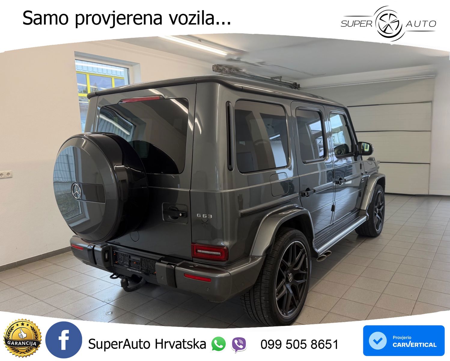 Mercedes AMG G 63 Long V8 (585 KS) 4MATIC 9G-TRONIC AMG SPEEDSHIFT TCT LED+GR SJED+ACC