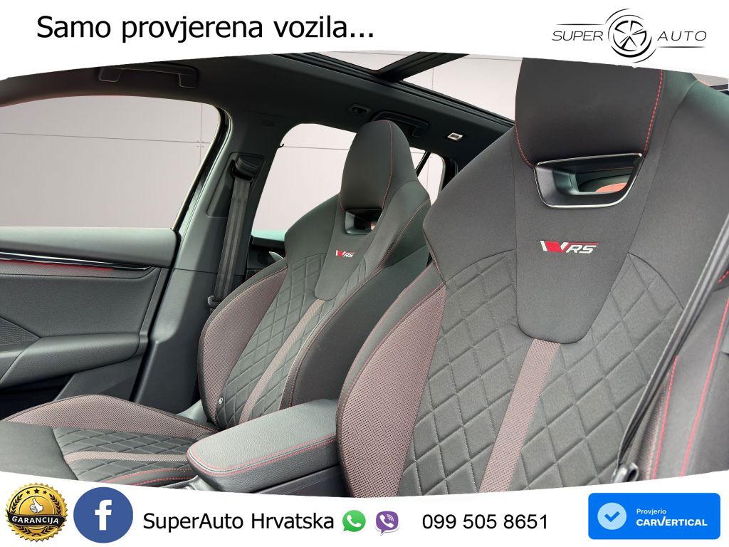 Škoda Octavia Combi RS 2.0 TSI (265 KS) DSG LED+GR SJED+ACC