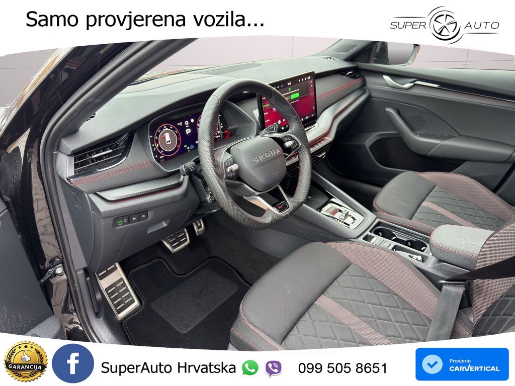 Škoda Octavia Combi RS 2.0 TSI (265 KS) DSG LED+GR SJED+ACC