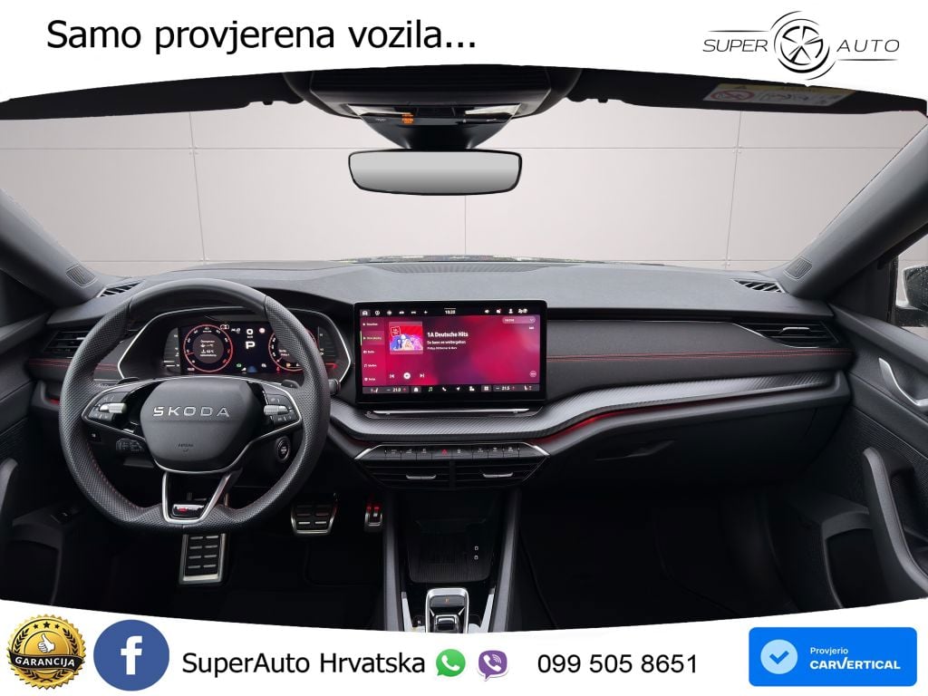 Škoda Octavia Combi RS 2.0 TSI (265 KS) DSG LED+GR SJED+ACC