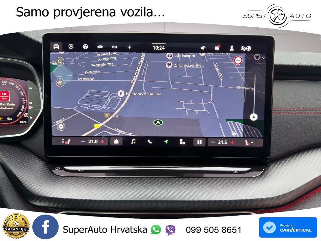 Škoda Octavia Combi RS 2.0 TSI (265 KS) DSG LED+GR SJED+ACC