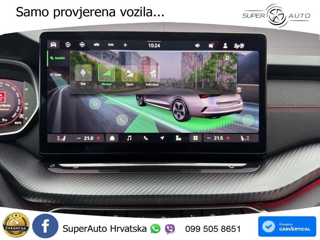 Škoda Octavia Combi RS 2.0 TSI (265 KS) DSG LED+GR SJED+ACC