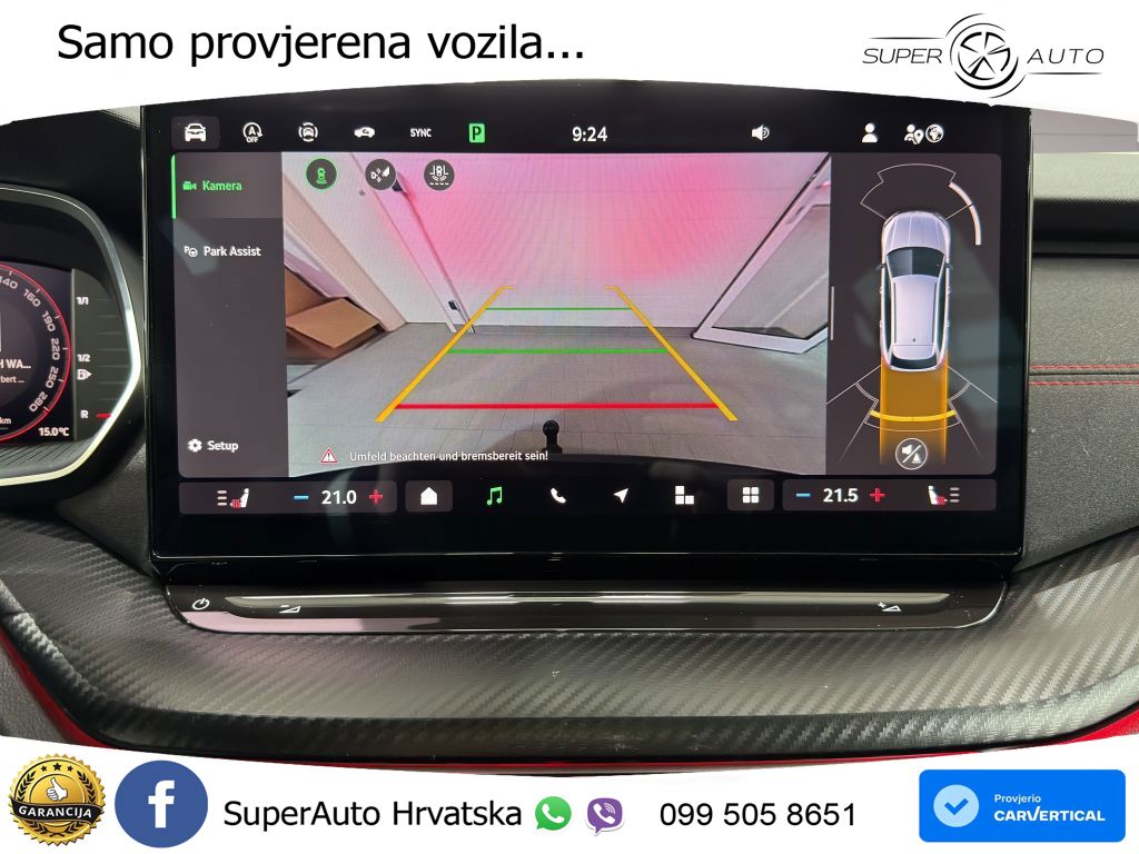 Škoda Octavia Combi RS 2.0 TSI (265 KS) DSG LED+GR SJED+ACC