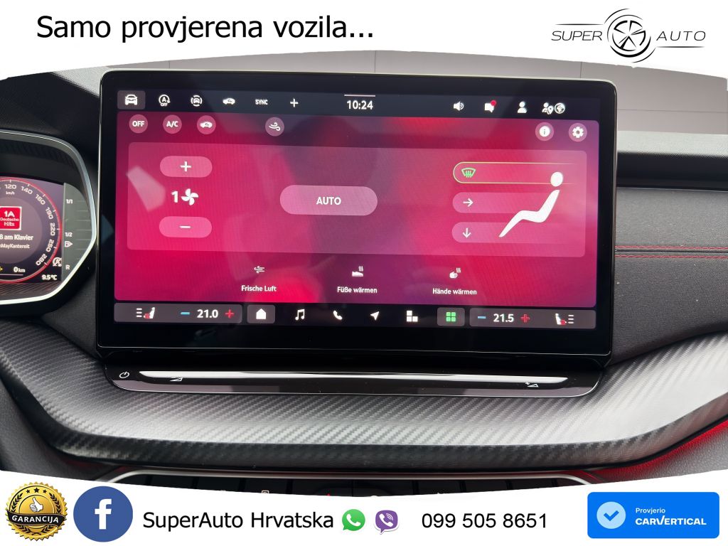 Škoda Octavia Combi RS 2.0 TSI (265 KS) DSG LED+GR SJED+ACC