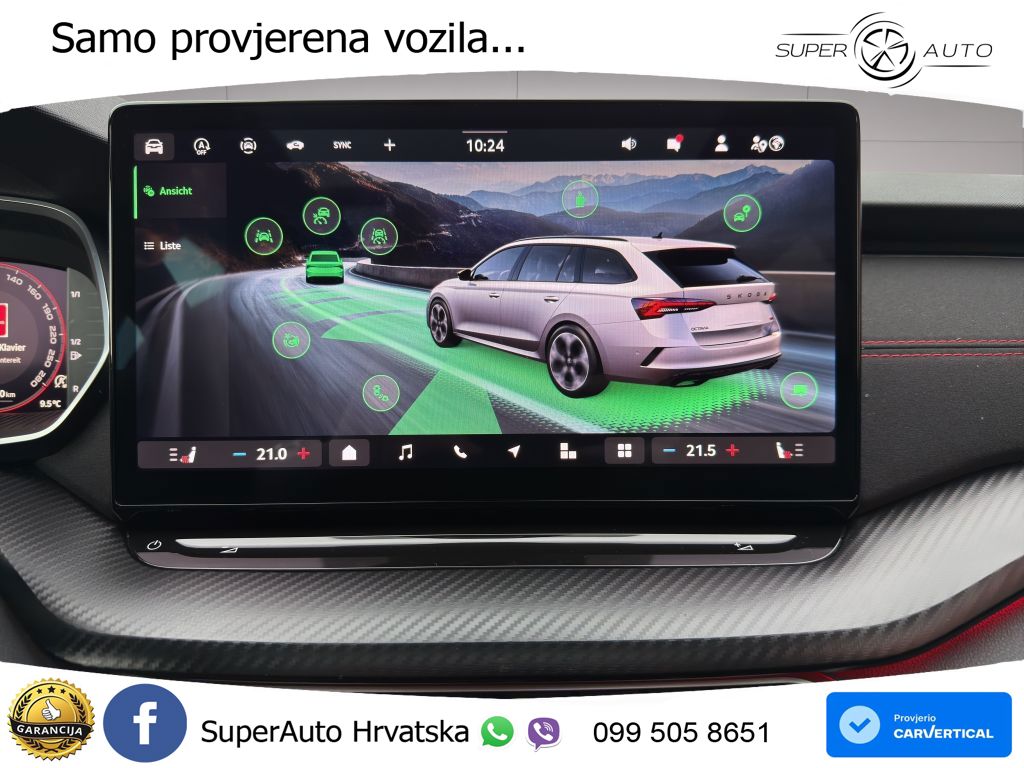 Škoda Octavia Combi RS 2.0 TSI (265 KS) DSG LED+GR SJED+ACC