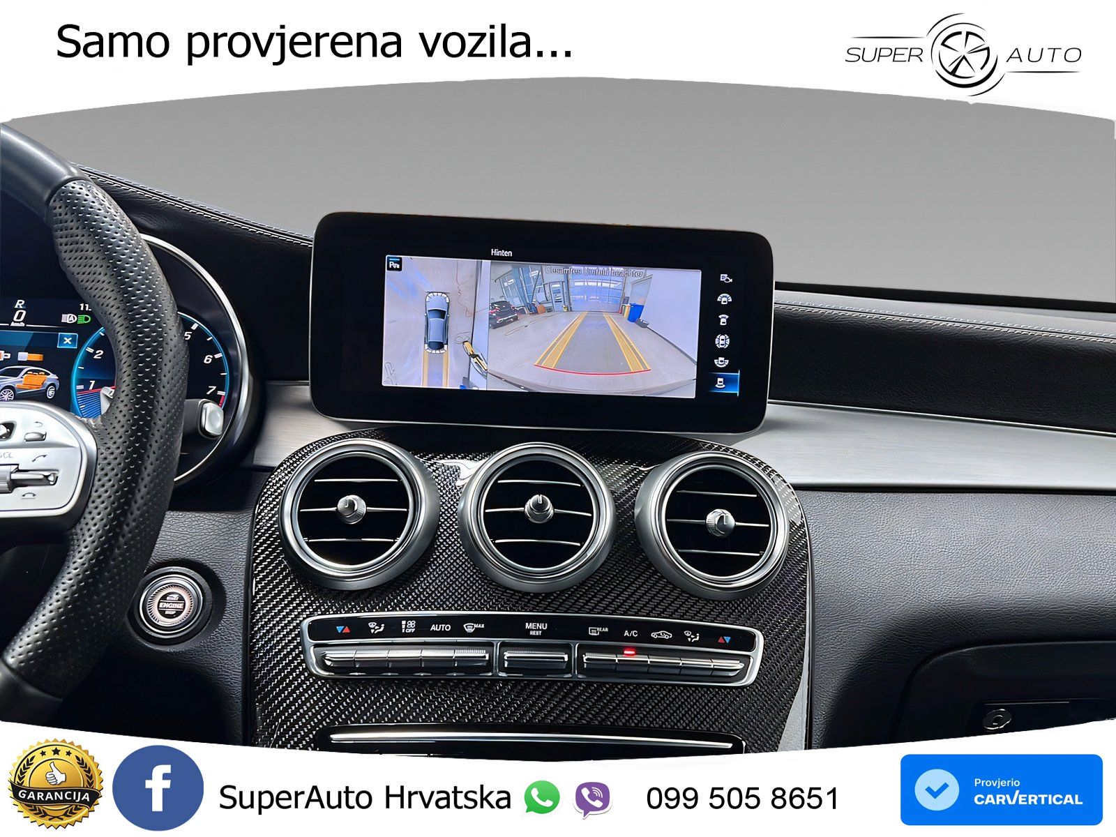 Mercedes GLC Coupe AMG 63 S V8 (510 KS) 4MATIC+ MCT ZRAČNI+ACC+4xGR SJED+360