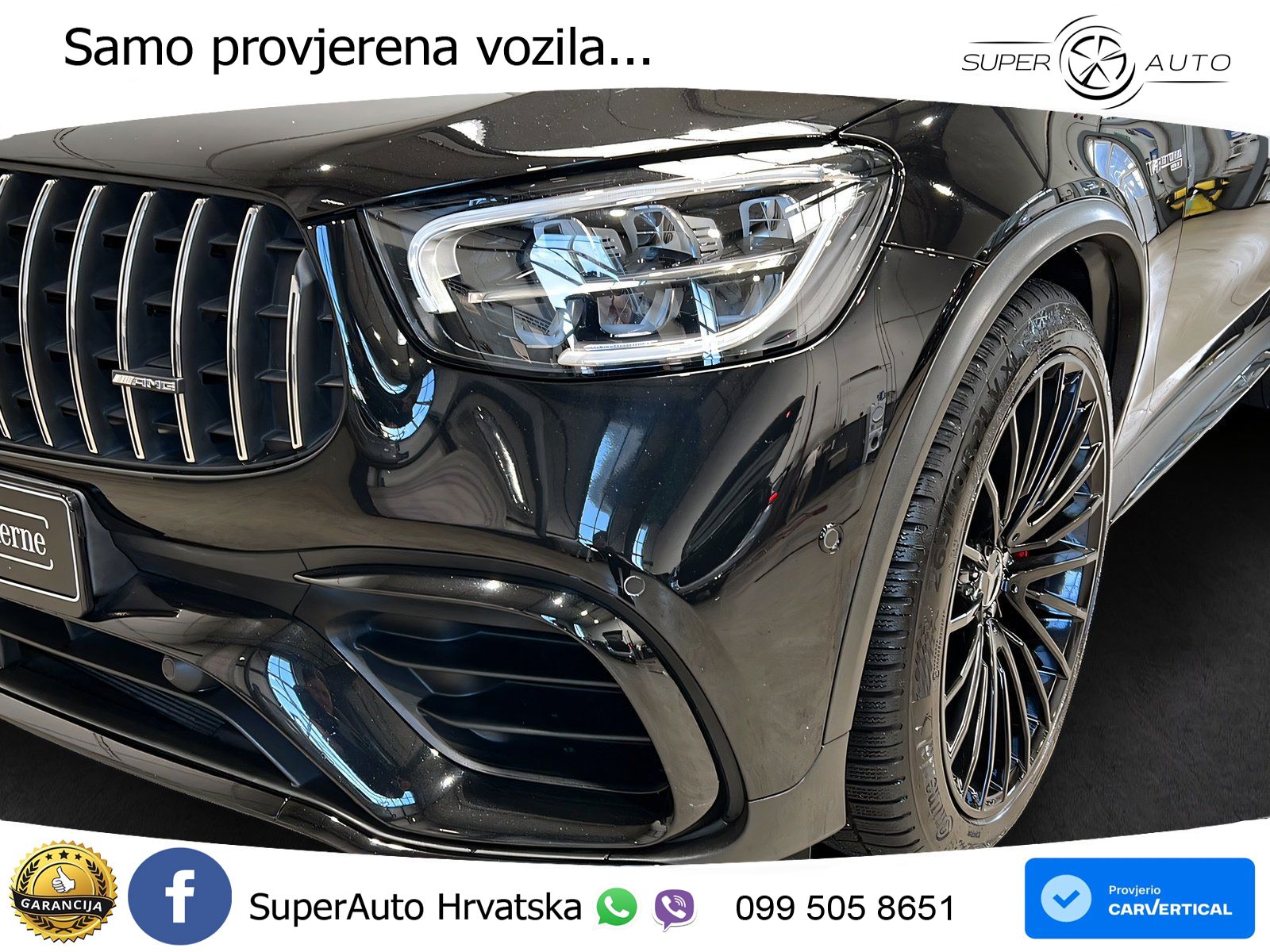 Mercedes GLC Coupe AMG 63 S V8 (510 KS) 4MATIC+ MCT ZRAČNI+ACC+4xGR SJED+360