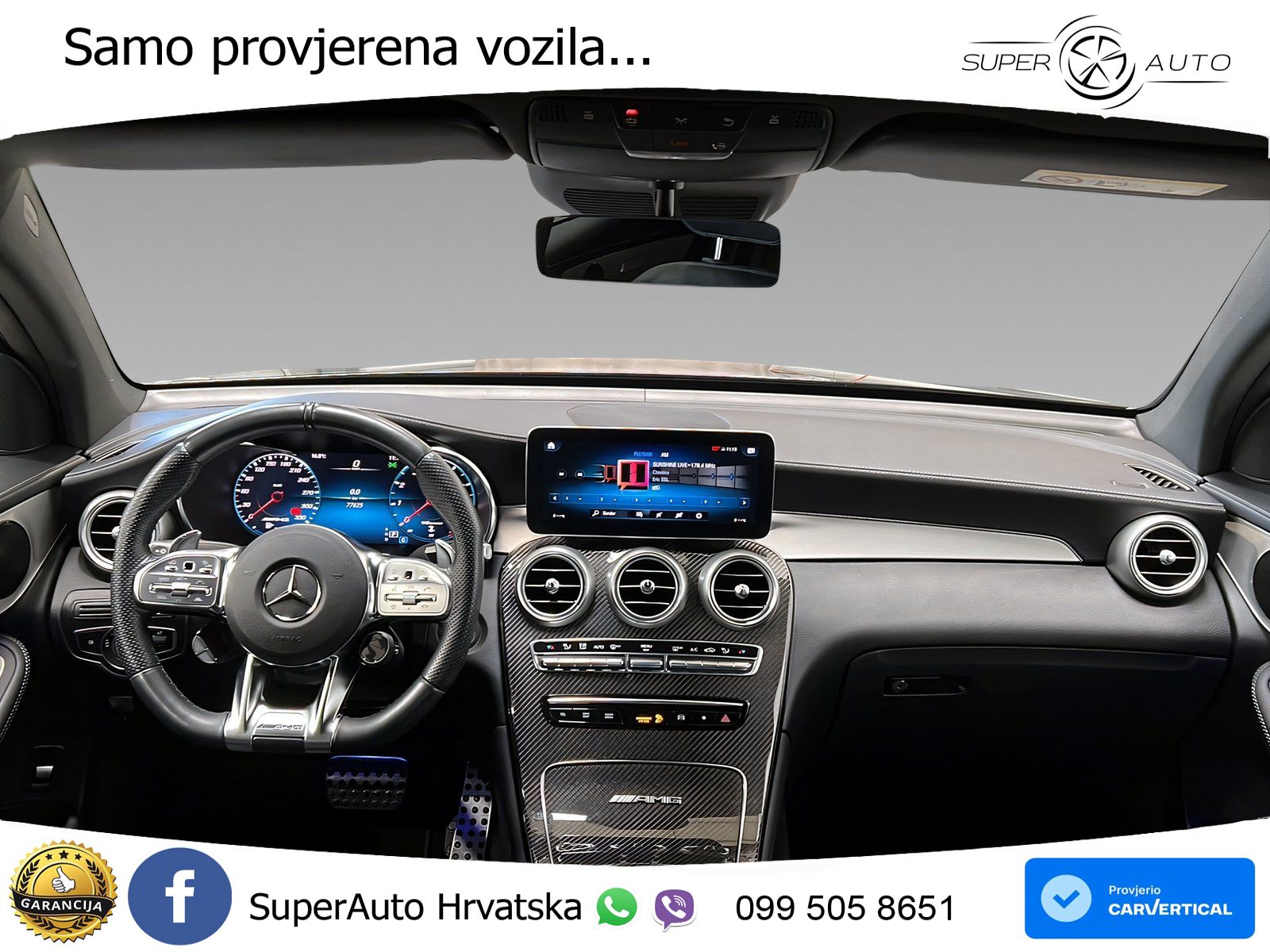 Mercedes GLC Coupe AMG 63 S V8 (510 KS) 4MATIC+ MCT ZRAČNI+ACC+4xGR SJED+360