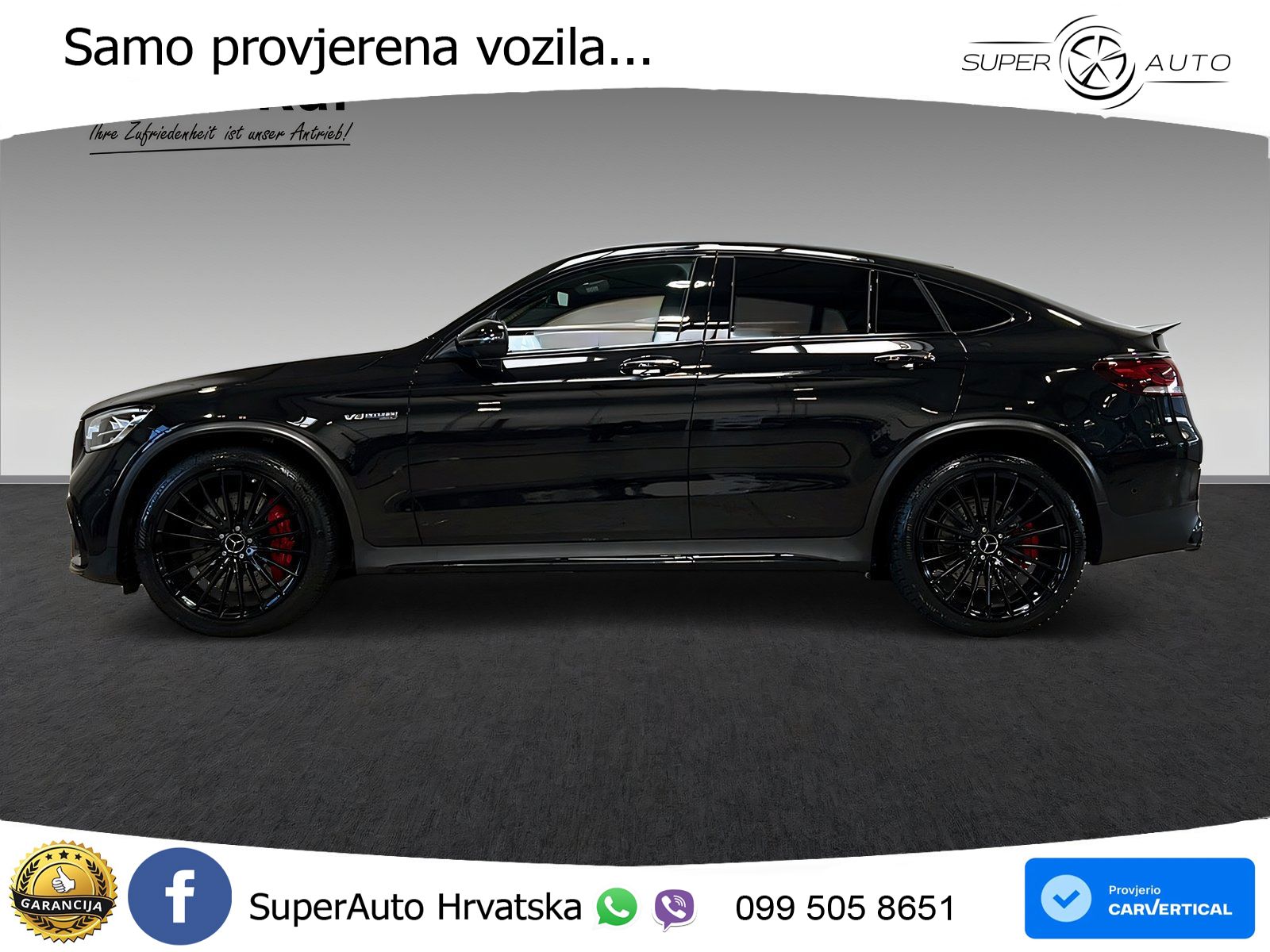Mercedes GLC Coupe AMG 63 S V8 (510 KS) 4MATIC+ MCT ZRAČNI+ACC+4xGR SJED+360