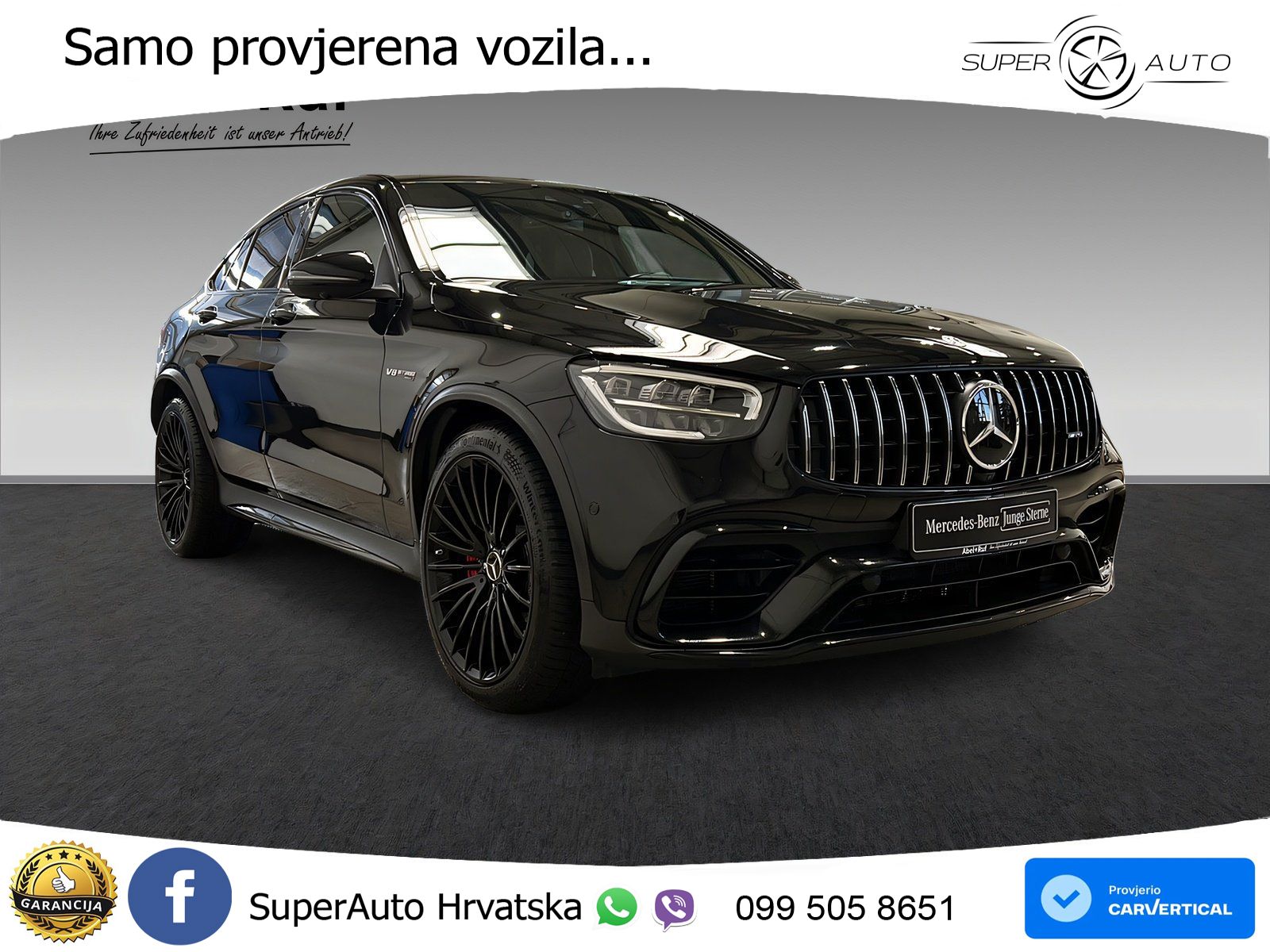 Mercedes GLC Coupe AMG 63 S V8 (510 KS) 4MATIC+ MCT ZRAČNI+ACC+4xGR SJED+360