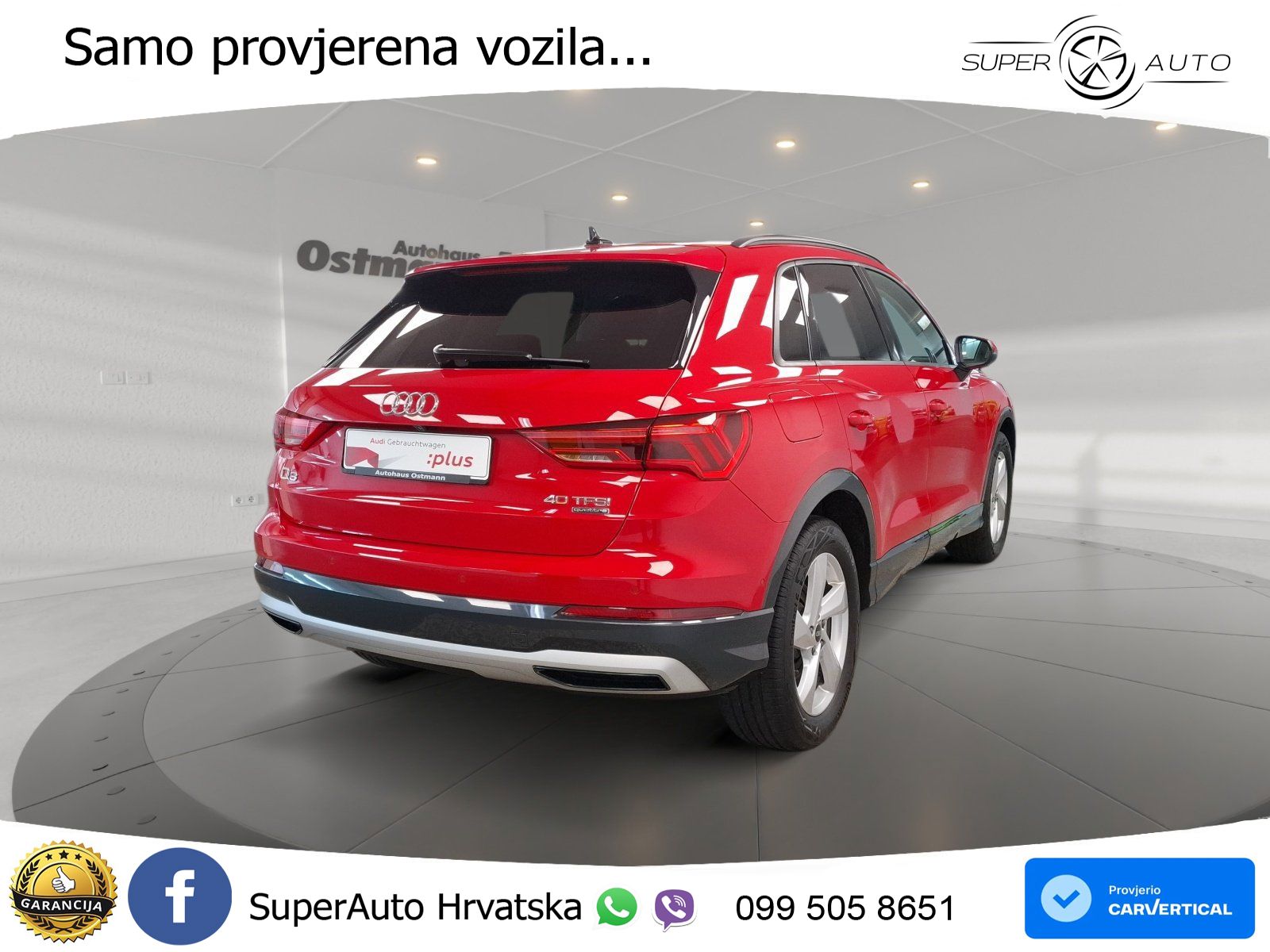 Audi Q3 40 TFSI (190 KS) quattro S tronic MATRIX+GR SJED+KAM