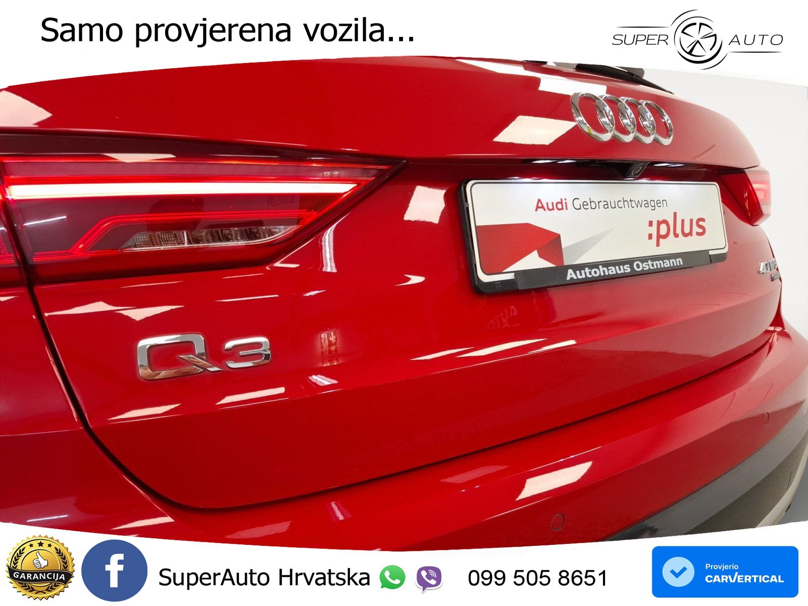 Audi Q3 40 TFSI (190 KS) quattro S tronic MATRIX+GR SJED+KAM