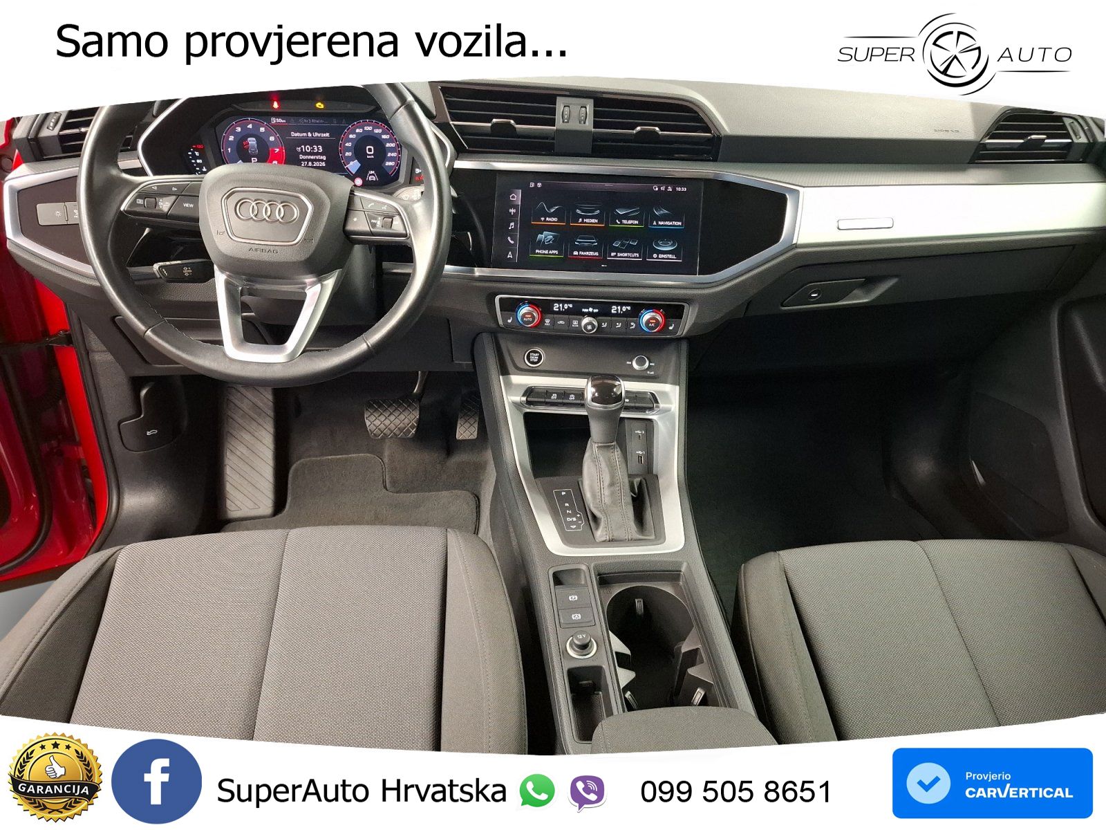 Audi Q3 40 TFSI (190 KS) quattro S tronic MATRIX+GR SJED+KAM