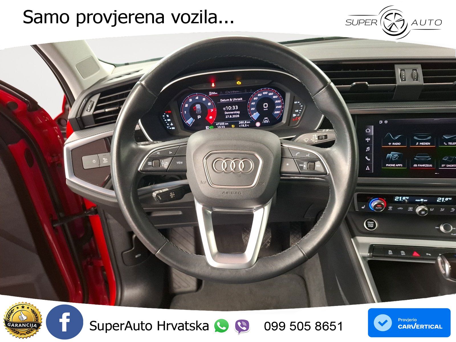 Audi Q3 40 TFSI (190 KS) quattro S tronic MATRIX+GR SJED+KAM