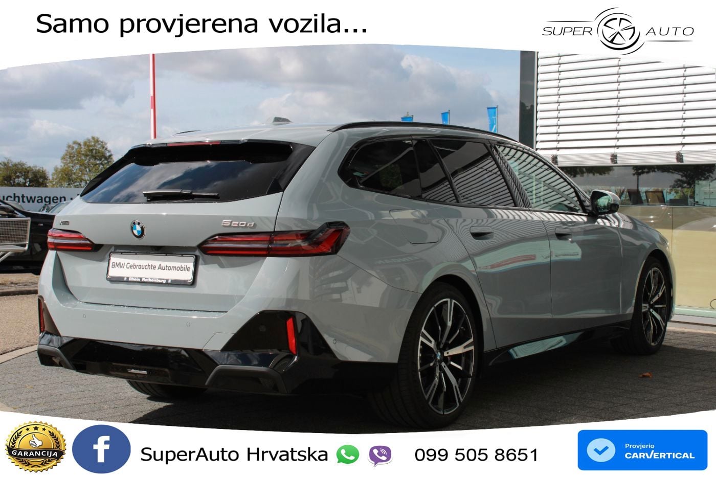 BMW 520d Touring (197 KS) xDrive Steptronic M Sport LED+GR SJED+ACC