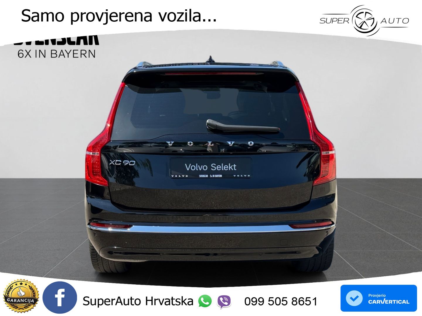 Volvo XC90 2.0 B5 Diesel AWD Automatic ZRAČNI+ACC+GR SJED+KAM+PANO
