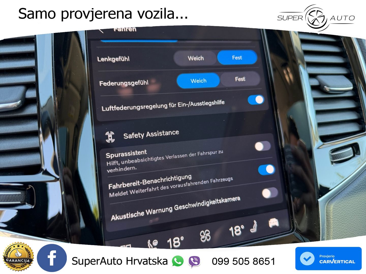 Volvo XC90 2.0 B5 Diesel AWD Automatic ZRAČNI+ACC+GR SJED+KAM+PANO
