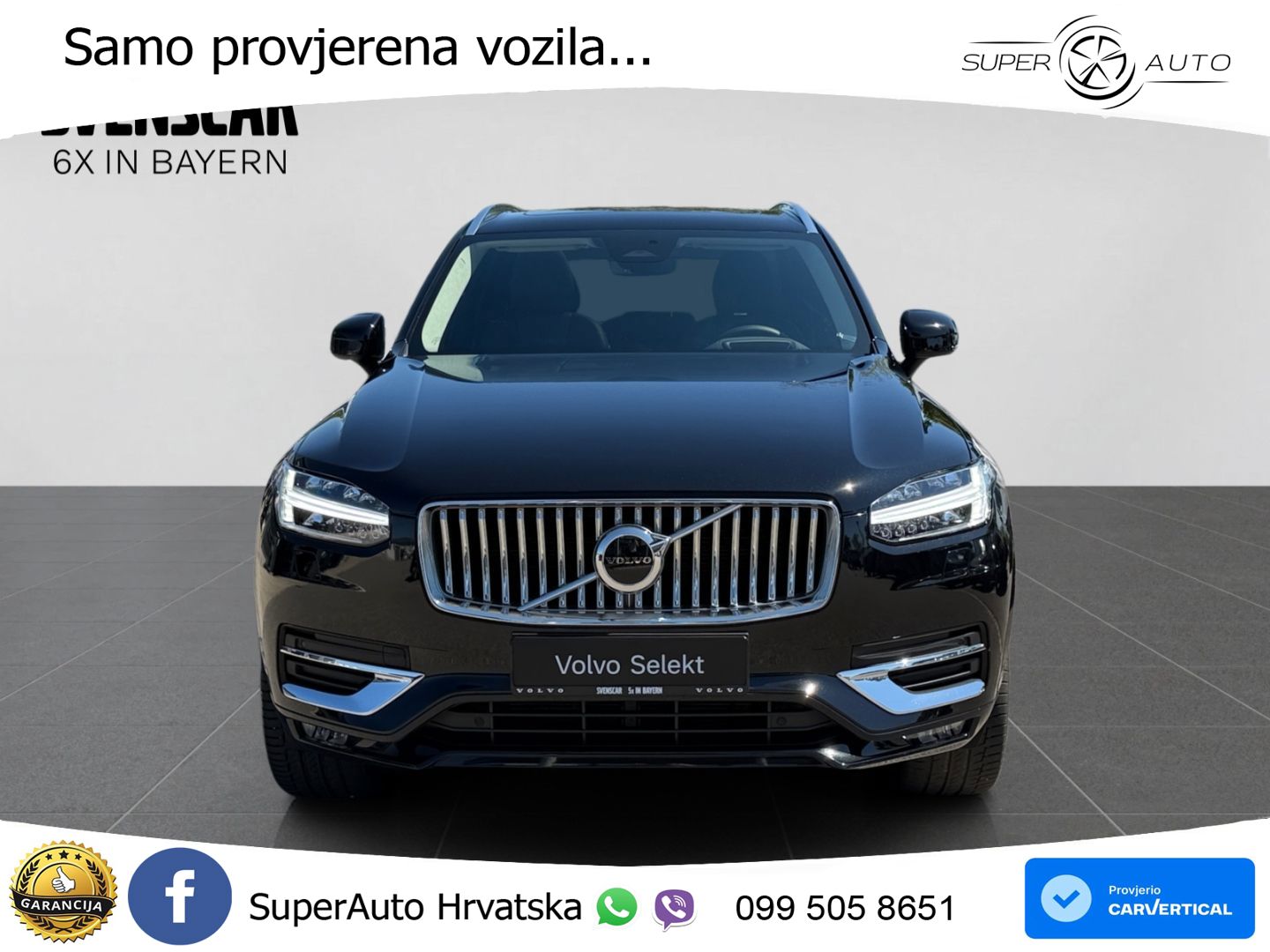 Volvo XC90 2.0 B5 Diesel AWD Automatic ZRAČNI+ACC+GR SJED+KAM+PANO