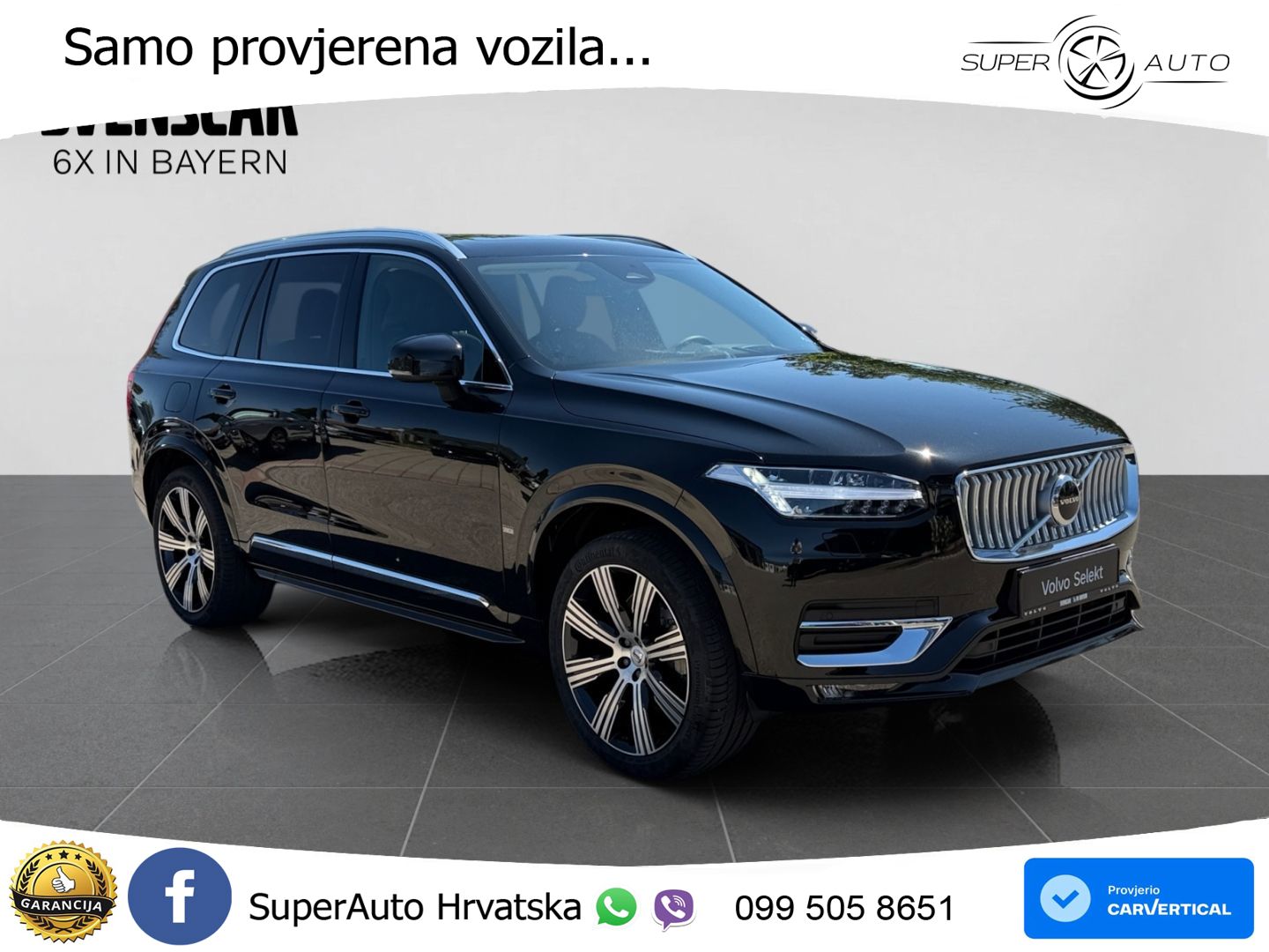 Volvo XC90 2.0 B5 Diesel AWD Automatic ZRAČNI+ACC+GR SJED+KAM+PANO