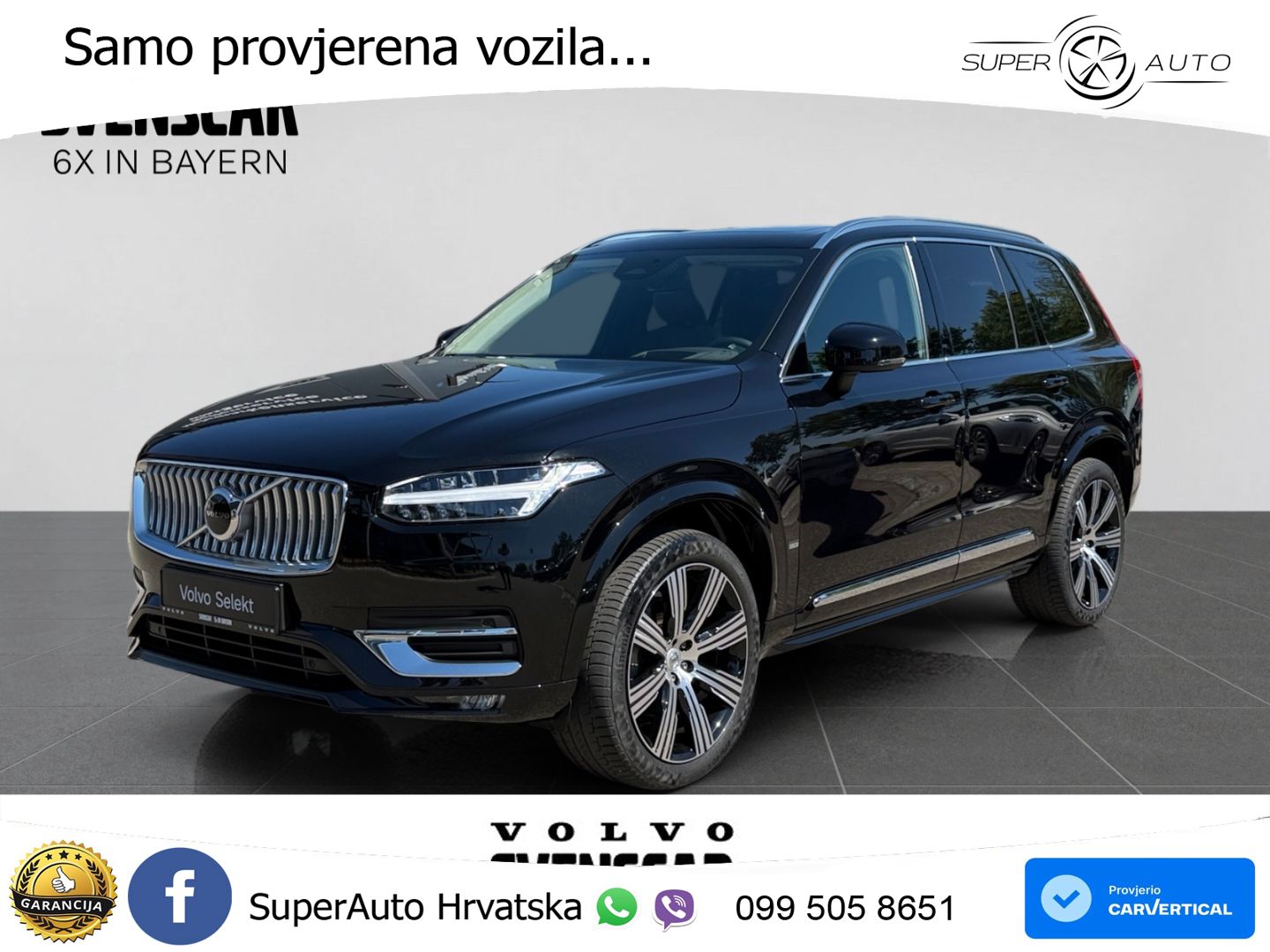Volvo XC90 2.0 B5 Diesel AWD Automatic ZRAČNI+ACC+GR SJED+KAM+PANO
