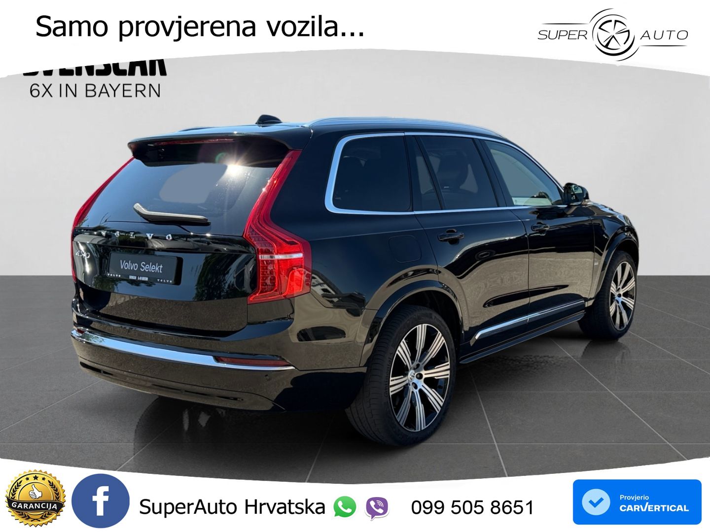 Volvo XC90 2.0 B5 Diesel AWD Automatic ZRAČNI+ACC+GR SJED+KAM+PANO