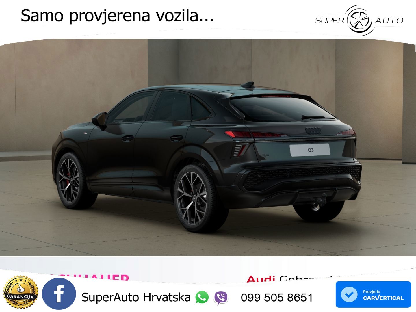 Audi Q3 Sportback 2.0 TDI (150 KS) S tronic S line