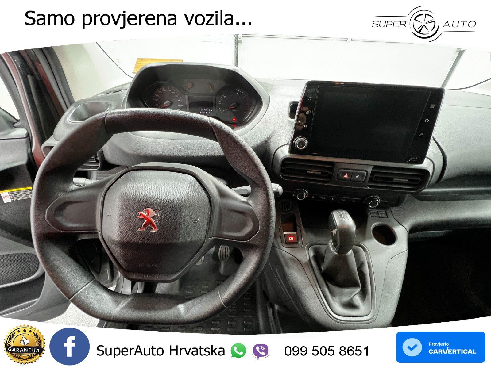 Peugeot PARTNER 100 1.5 HDI PREMIUM |1H|DAB|NAV|KLIMA|3S 102 KS