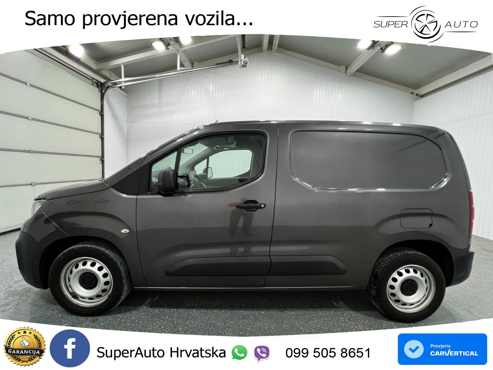 Peugeot PARTNER 100 1.5 HDI PREMIUM |1H|DAB|NAV|KLIMA|3S 102 KS