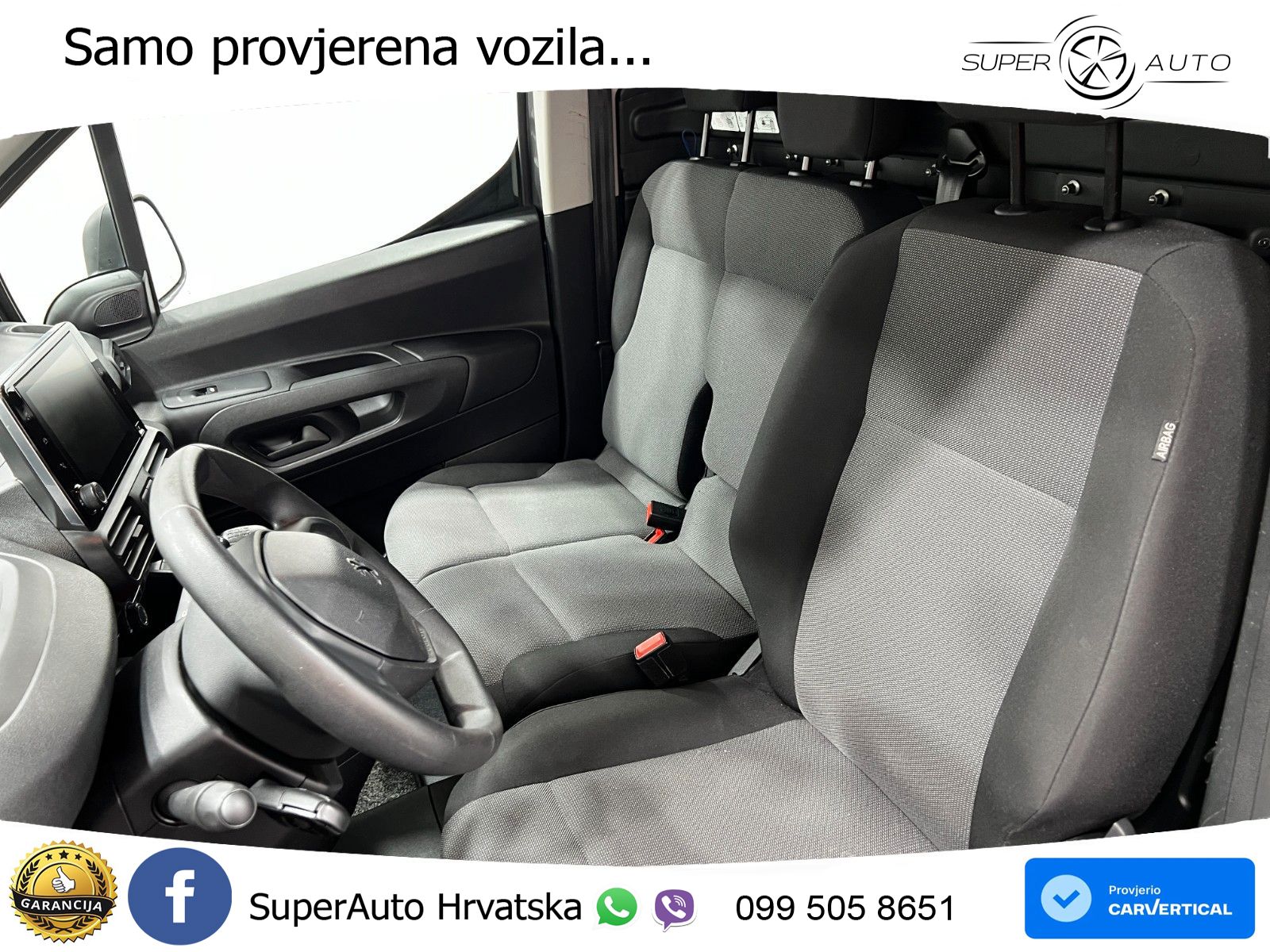 Peugeot PARTNER 100 1.5 HDI PREMIUM |1H|DAB|NAV|KLIMA|3S 102 KS