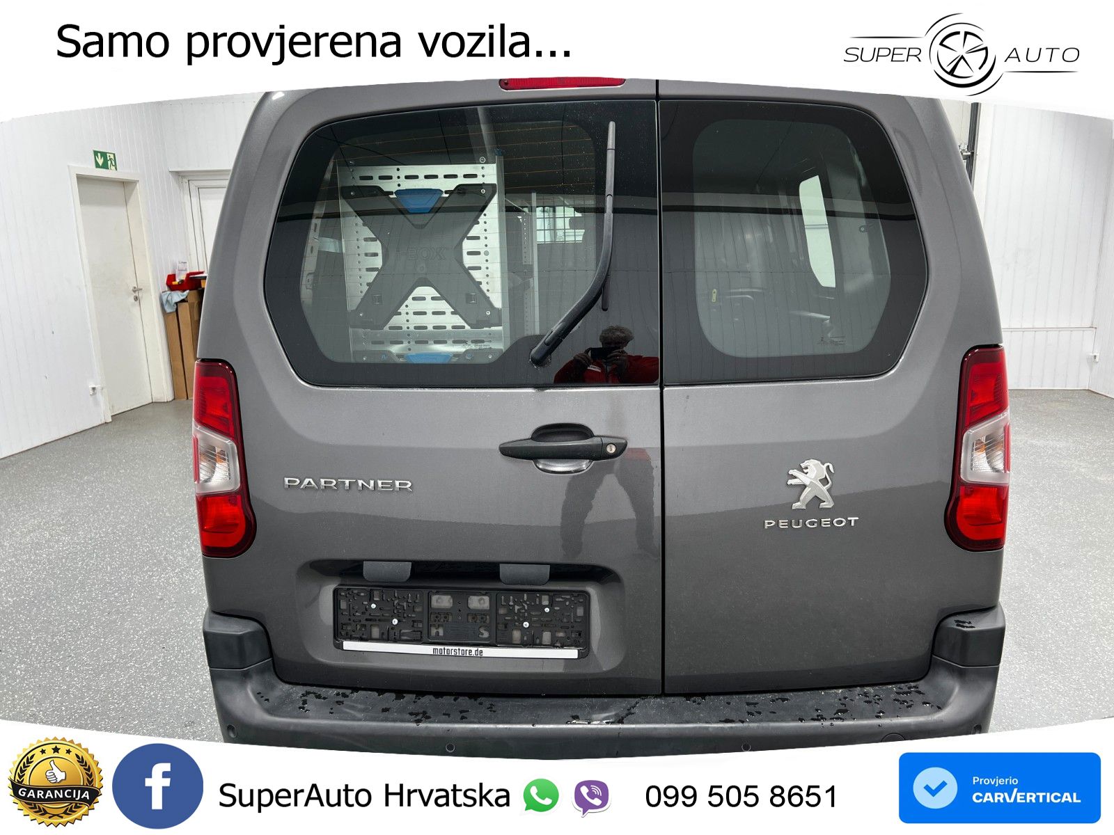 Peugeot PARTNER 100 1.5 HDI PREMIUM |1H|DAB|NAV|KLIMA|3S 102 KS