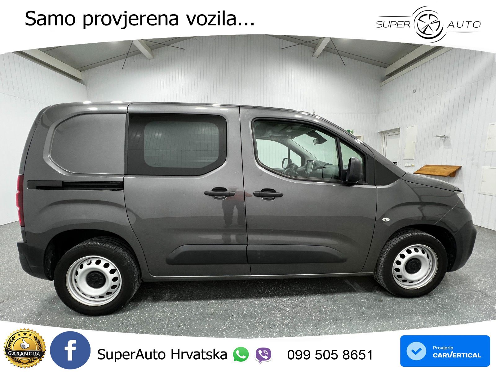 Peugeot PARTNER 100 1.5 HDI PREMIUM |1H|DAB|NAV|KLIMA|3S 102 KS
