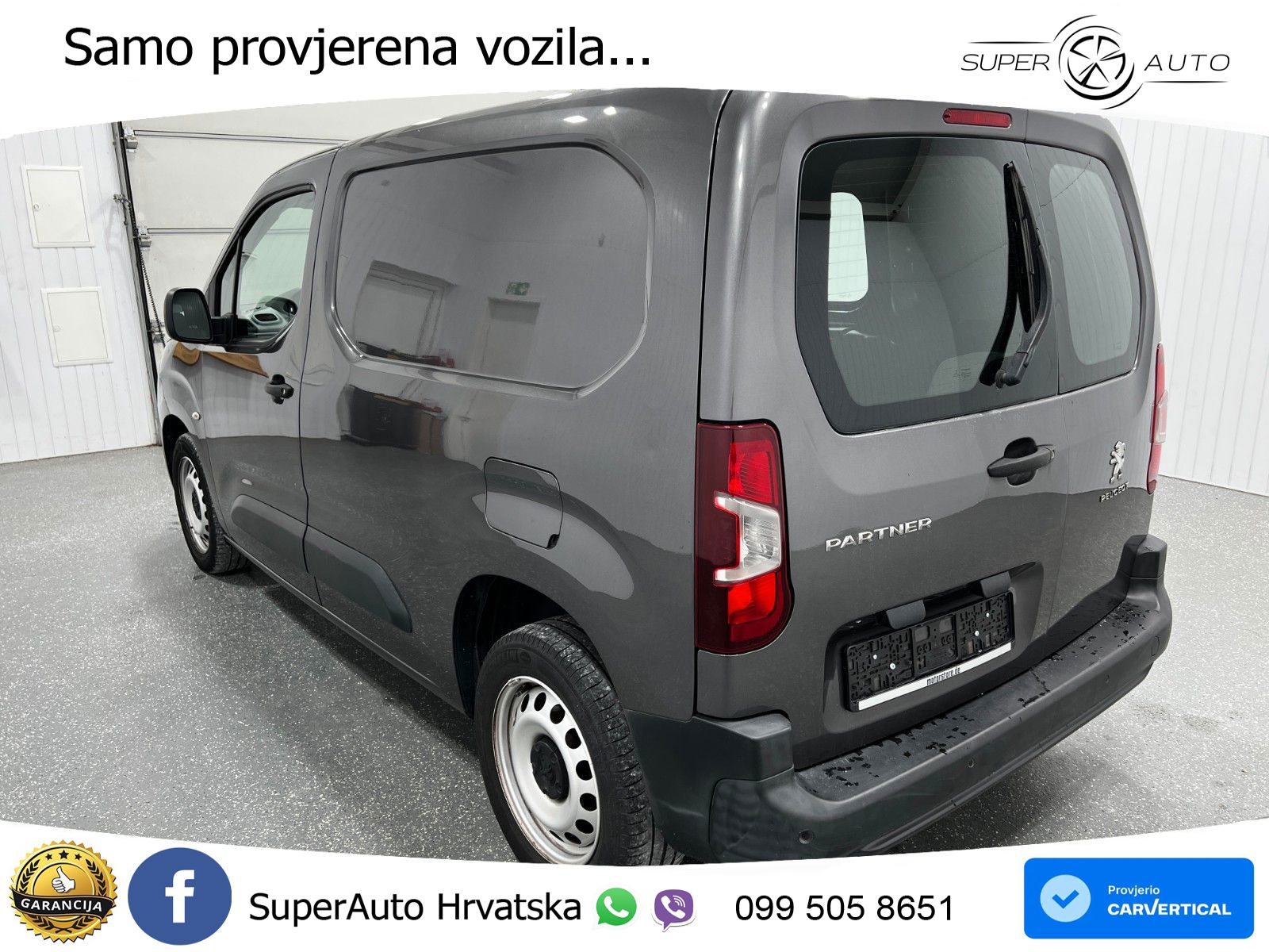 Peugeot PARTNER 100 1.5 HDI PREMIUM |1H|DAB|NAV|KLIMA|3S 102 KS