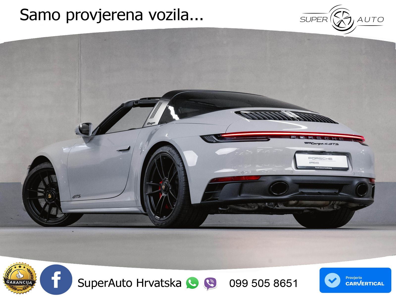 Porsche 911 Targa 4 GTS 3.0 (480 KS) PDK