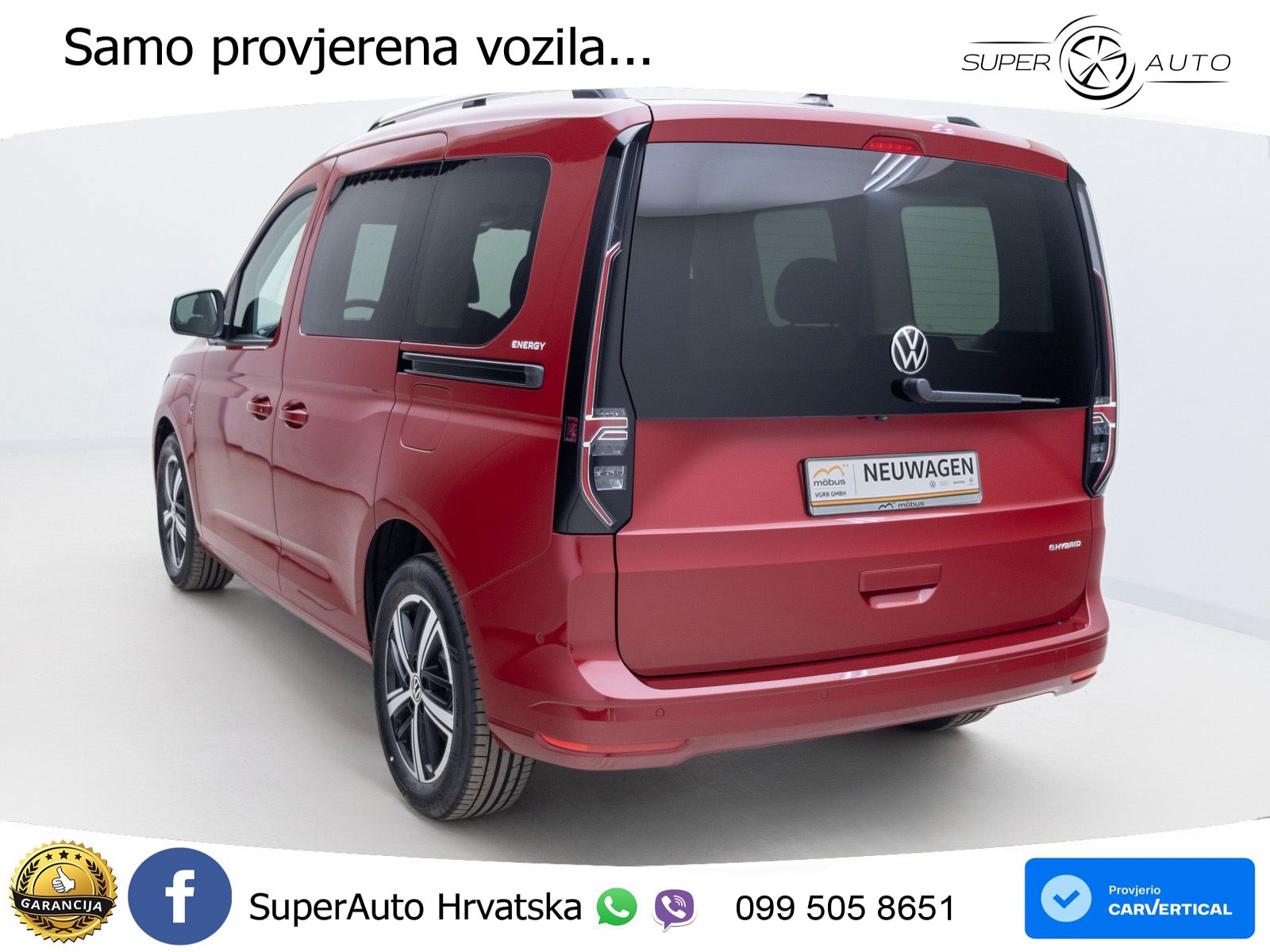 Volkswagen Caddy 1.5 TSI eHybrid Energy DSG*LED*PANO*RFK* 150 KS