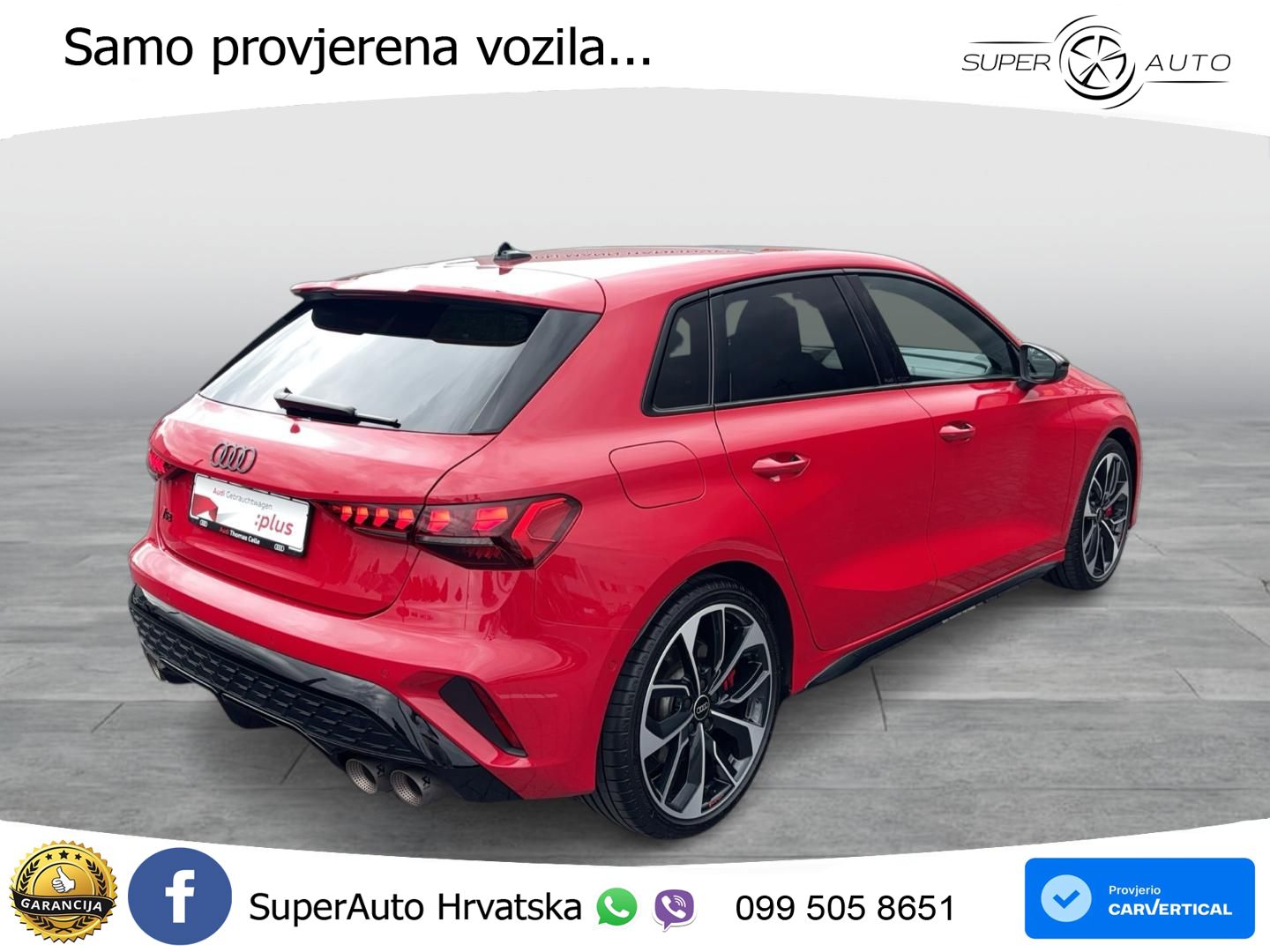 Audi S3 2.0 TFSI (333 KS) quattro S tronic MATRIX+GR SJED+KAM