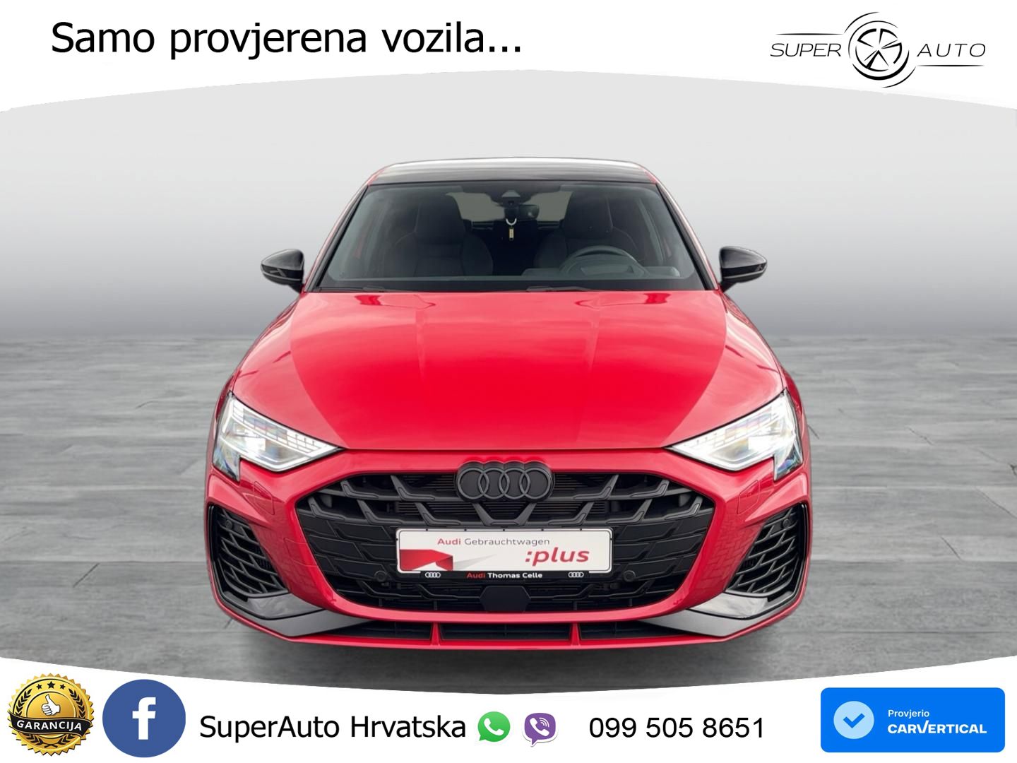 Audi S3 2.0 TFSI (333 KS) quattro S tronic MATRIX+GR SJED+KAM