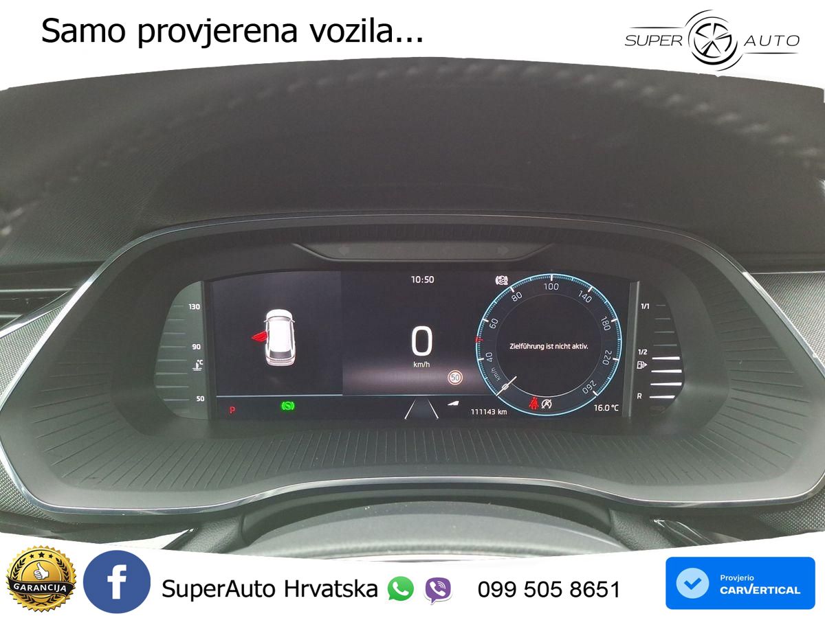 Škoda Octavia Combi 2.0 TDI (150 KS) DSG MATRIX+GR SJED+KAM